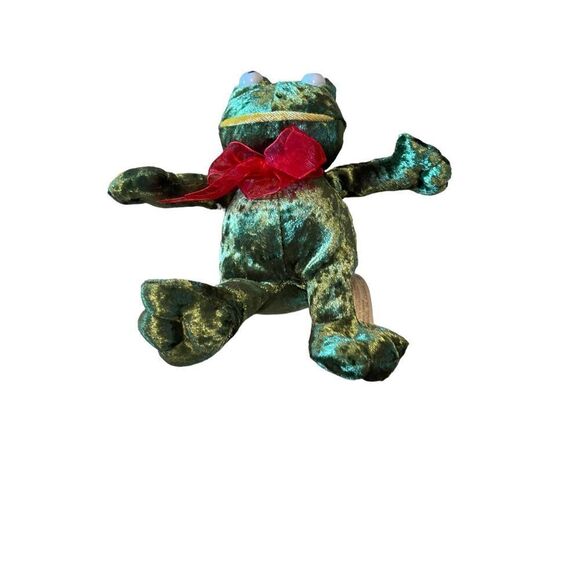 DanDee Collector's Choice Mesh Bow Frog Stuffed Animals 7-inches - Picture 7 of 10